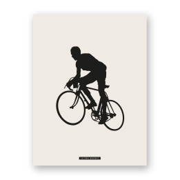 Decorative sports scene print “CYCLING 02” | SPORTS Collection | Souvenirs