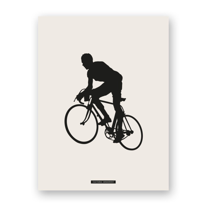 Lámina decorativa de escena deportiva “CICLISMO 02” | Colección SPORTS | Souvenirs