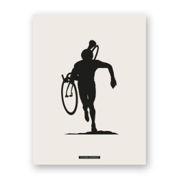 Decorative sports scene print “CYCLING 01” | SPORTS Collection | Souvenirs